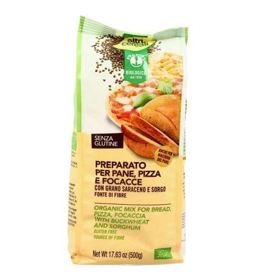 PREPARATO PER PANE, PIZZA E FOCACCE - con grano saraceno e sorgo