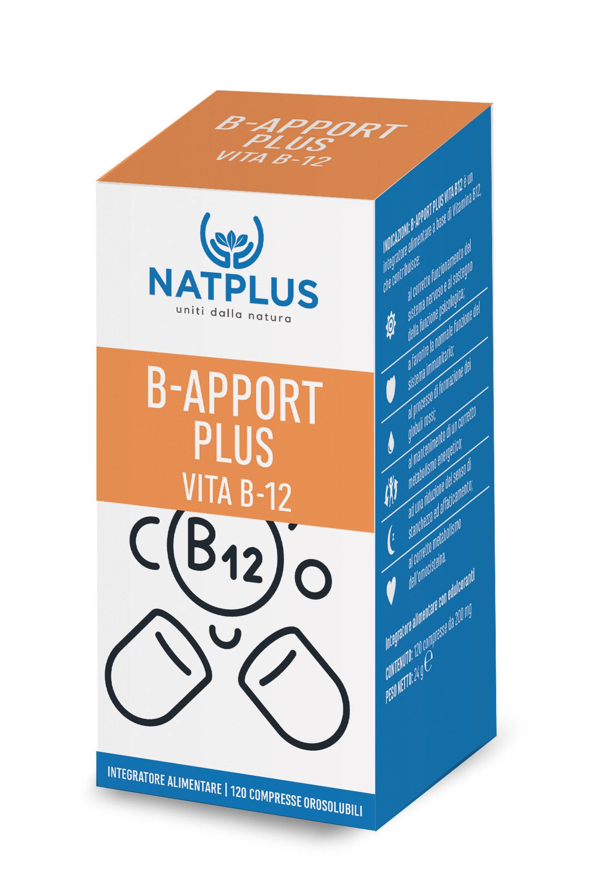 B-APPORT VITAMINA B12 120 COMPRESSE NATPLUS