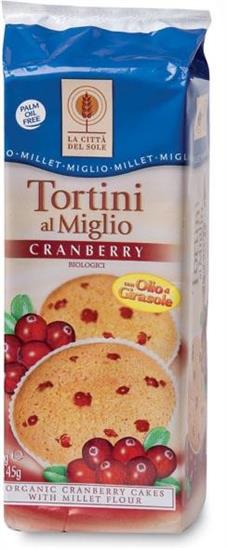 TORTINI AL MIGLIO CON CRANBERRY 4X45 G (LA CITT… DEL SOLE)