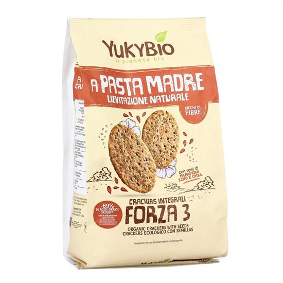YULYBIO CRACKERS FORZA 3 A PASTA MADRE GR 250 SOTTOLESTELLE
