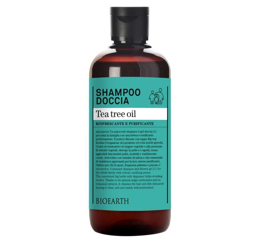 SHAMPOO DOCCIA TEA TREE OIL 500 ML BIOEARTH